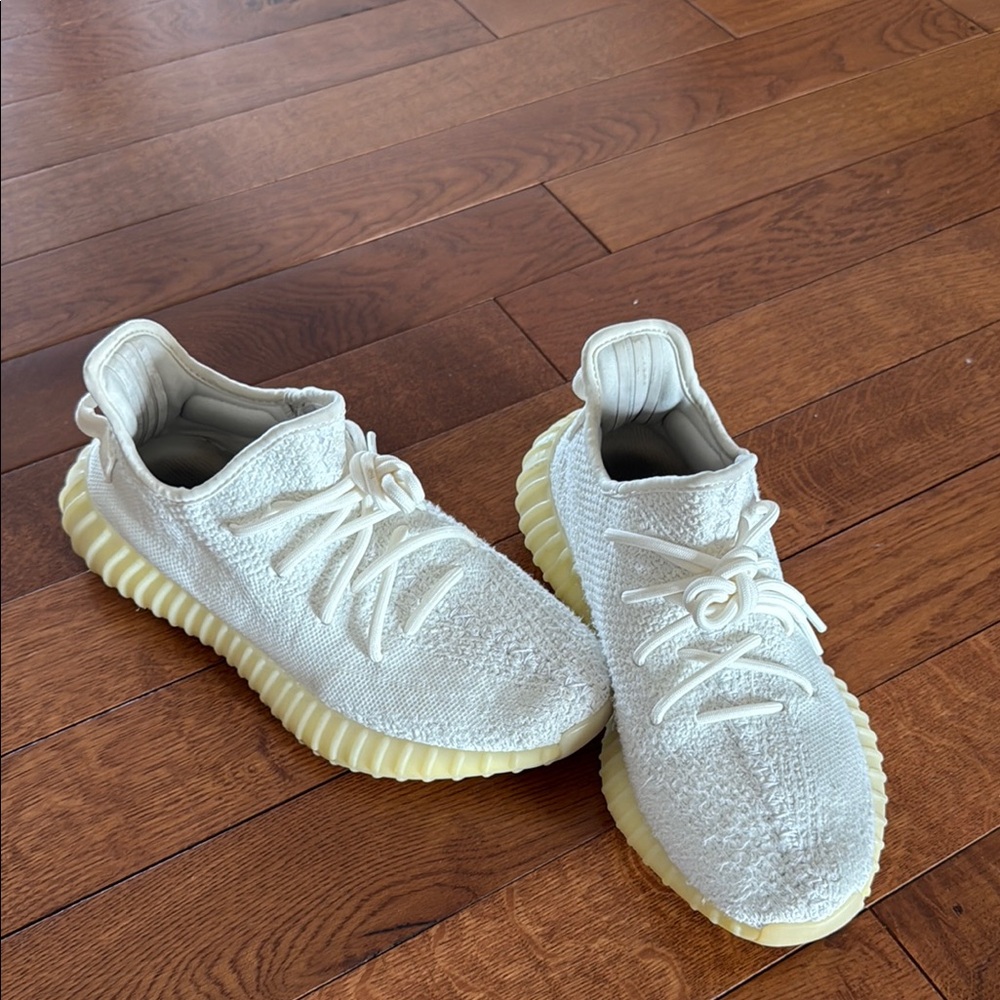 Yeezy Cream Sneakers with Boost Technology